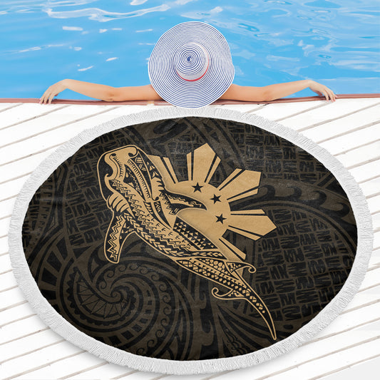 Philippines Filipinos Beach Blanket Tribal Whale Shark