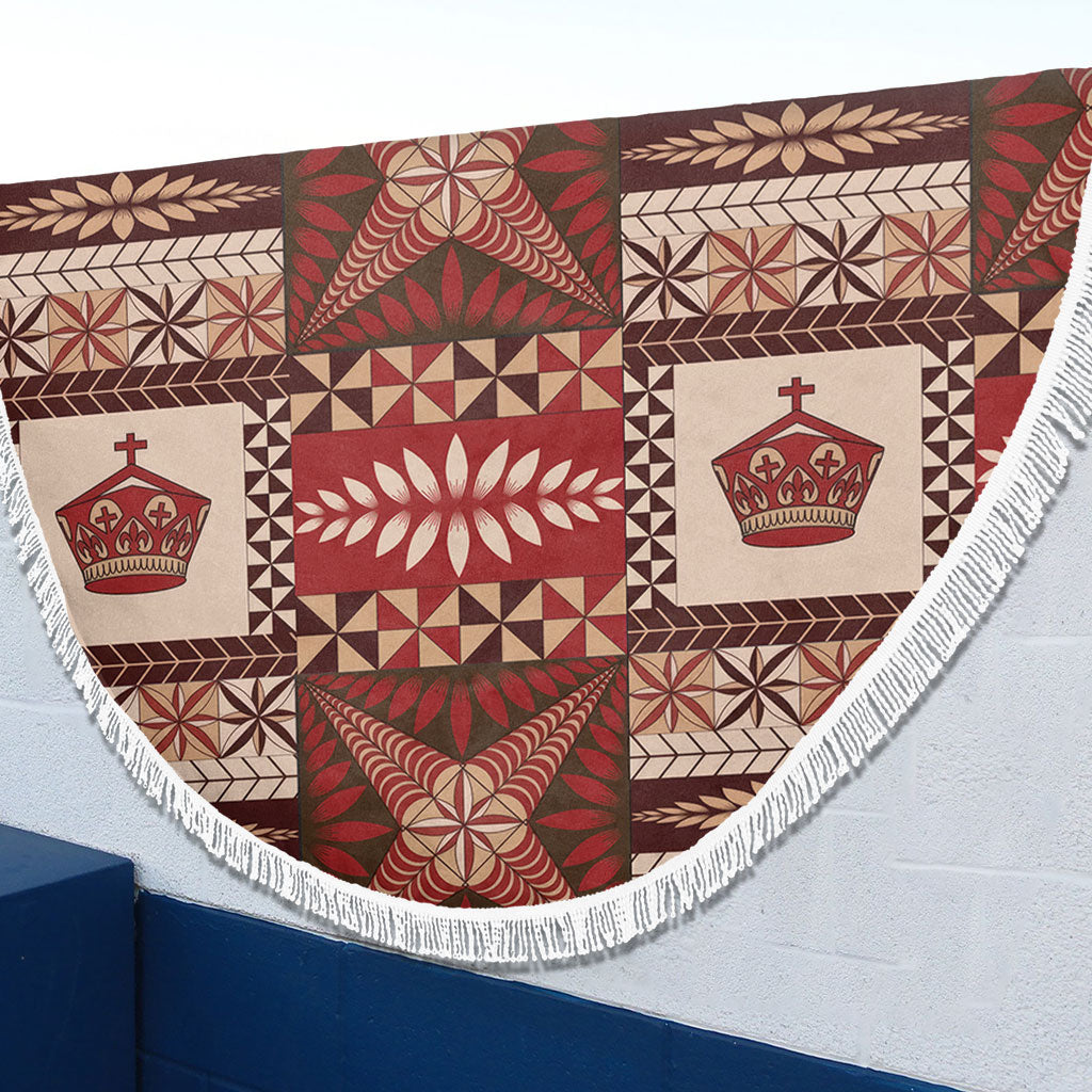 Tonga Beach Blanket Ngatu Pattern