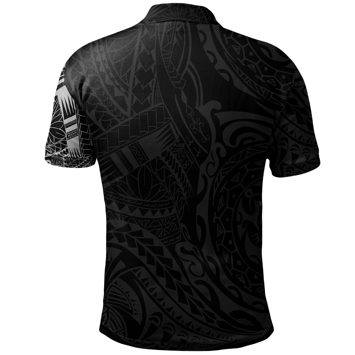 Polynesian Tattoo Style Polo Shirt Version 2.0