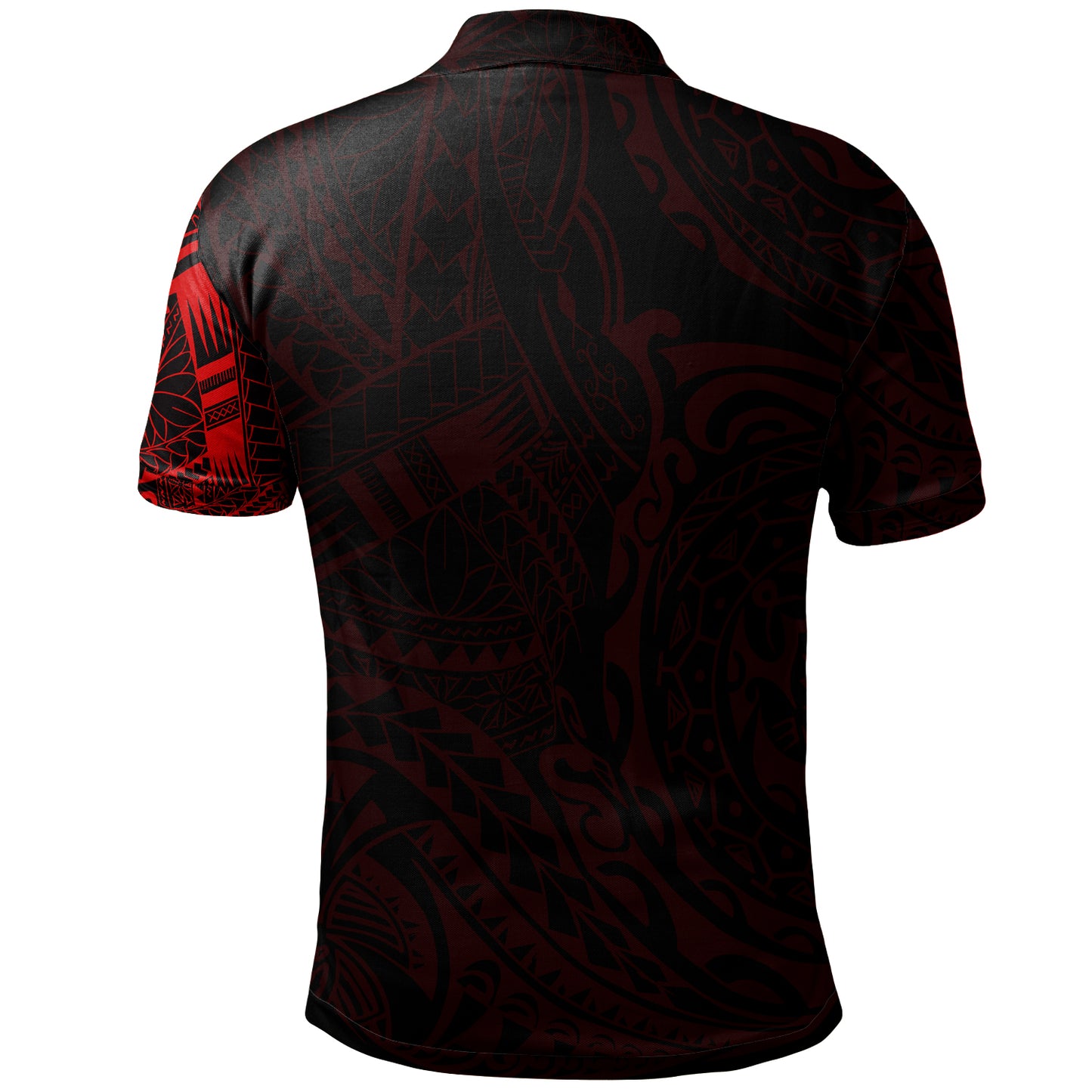 Polynesian Tattoo Style Polo Shirt Version 2.0