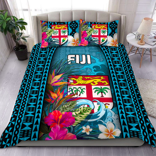 Fiji Bedding Set Bula Islands Wave Tropical