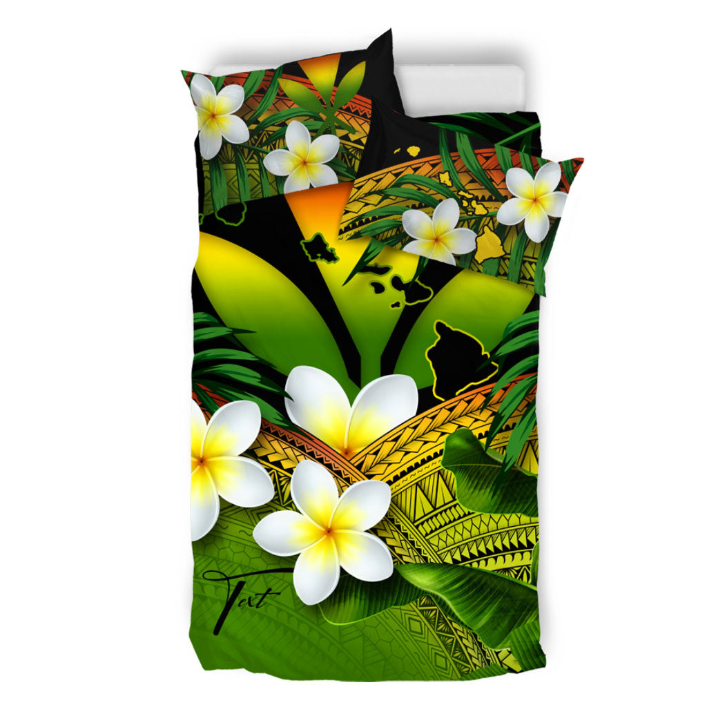 Hawaii Bedding Set Custom Kanaka Polynesian Tropical