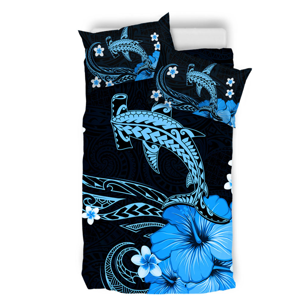 Hawaii Bedding Set Shark Polynesia Tribal Tattoo