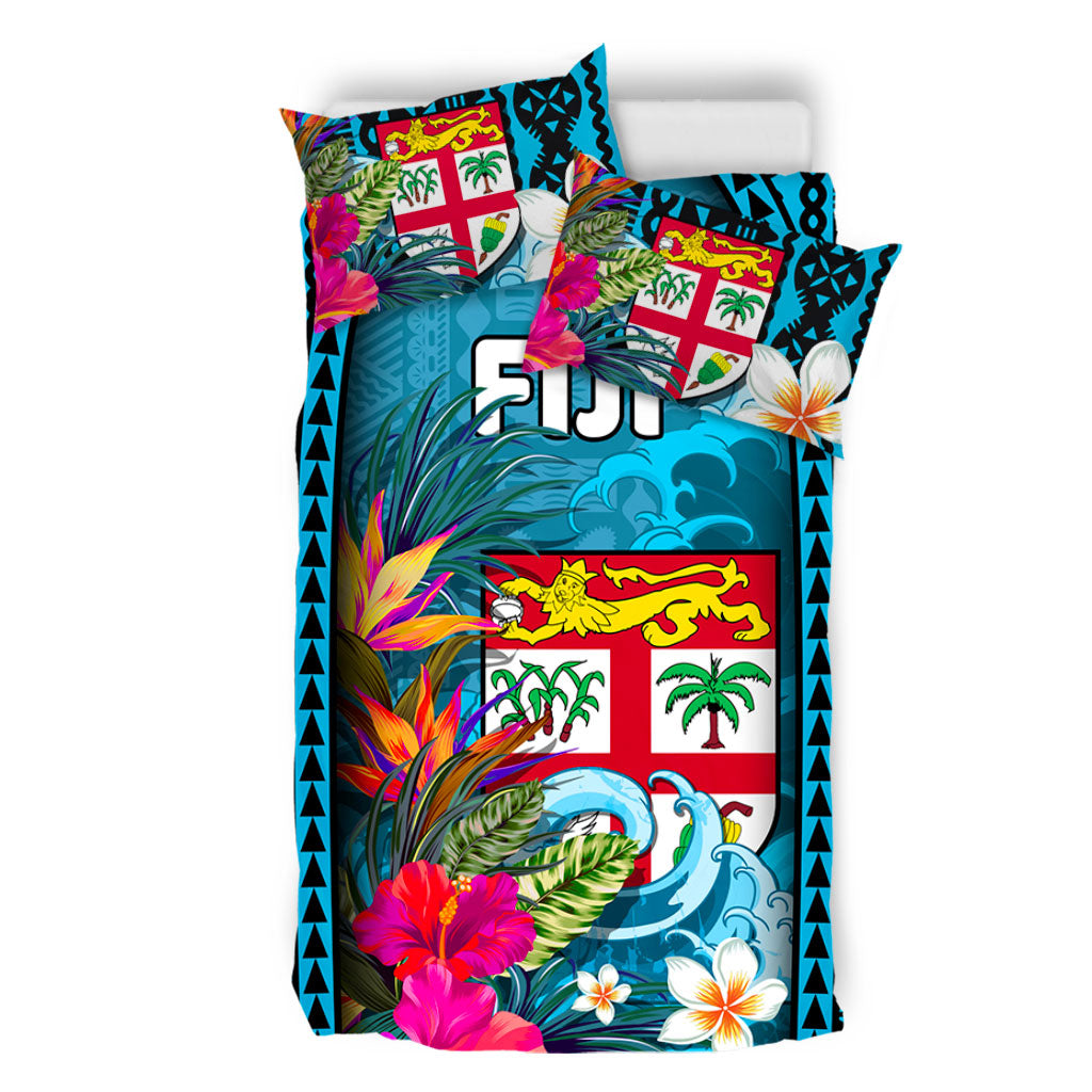 Fiji Bedding Set Bula Islands Wave Tropical