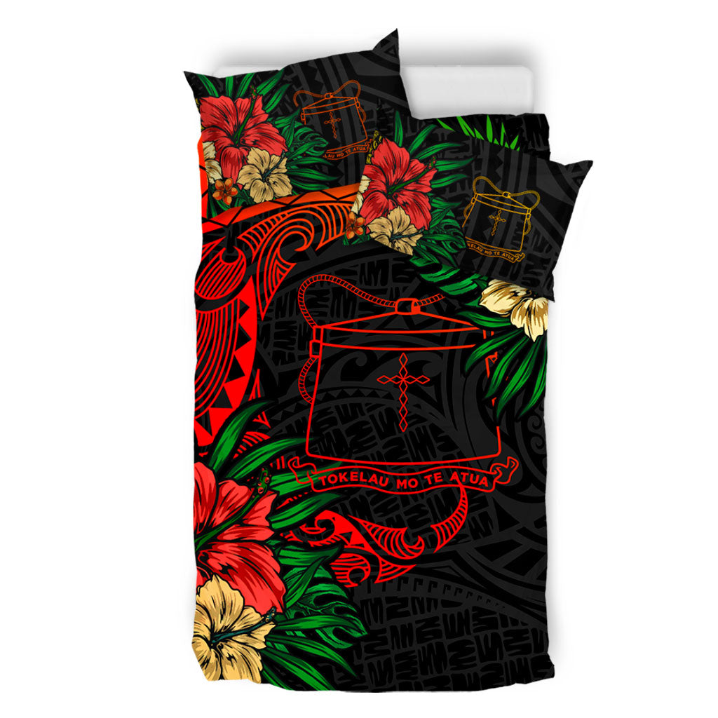 Tokelau Bedding Set Polynesian Coat Of Arms Tropical