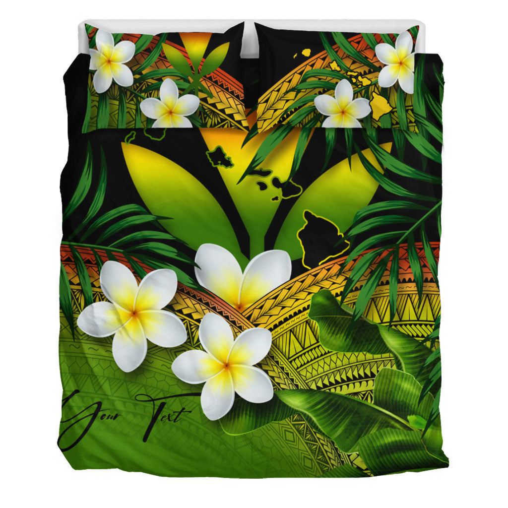 Hawaii Bedding Set Custom Kanaka Polynesian Tropical
