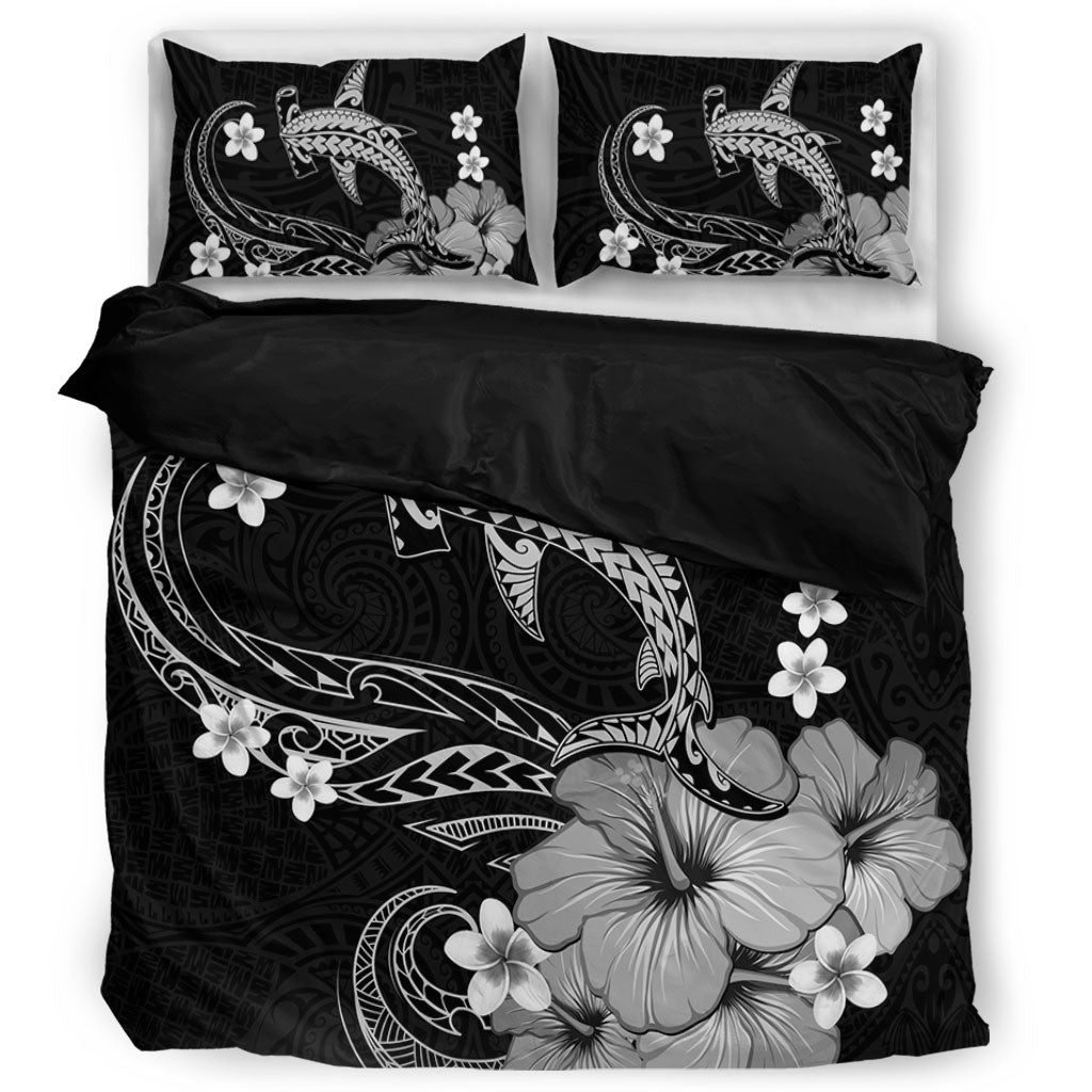 Hawaii Bedding Set Shark Polynesia Tribal Tattoo