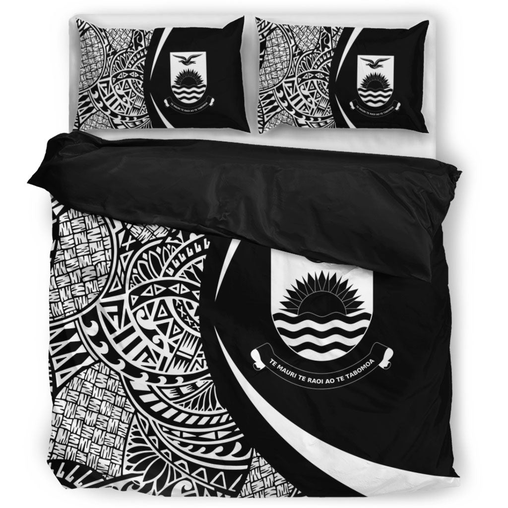 Kiribati Bedding Set Lauhala White Circle Style