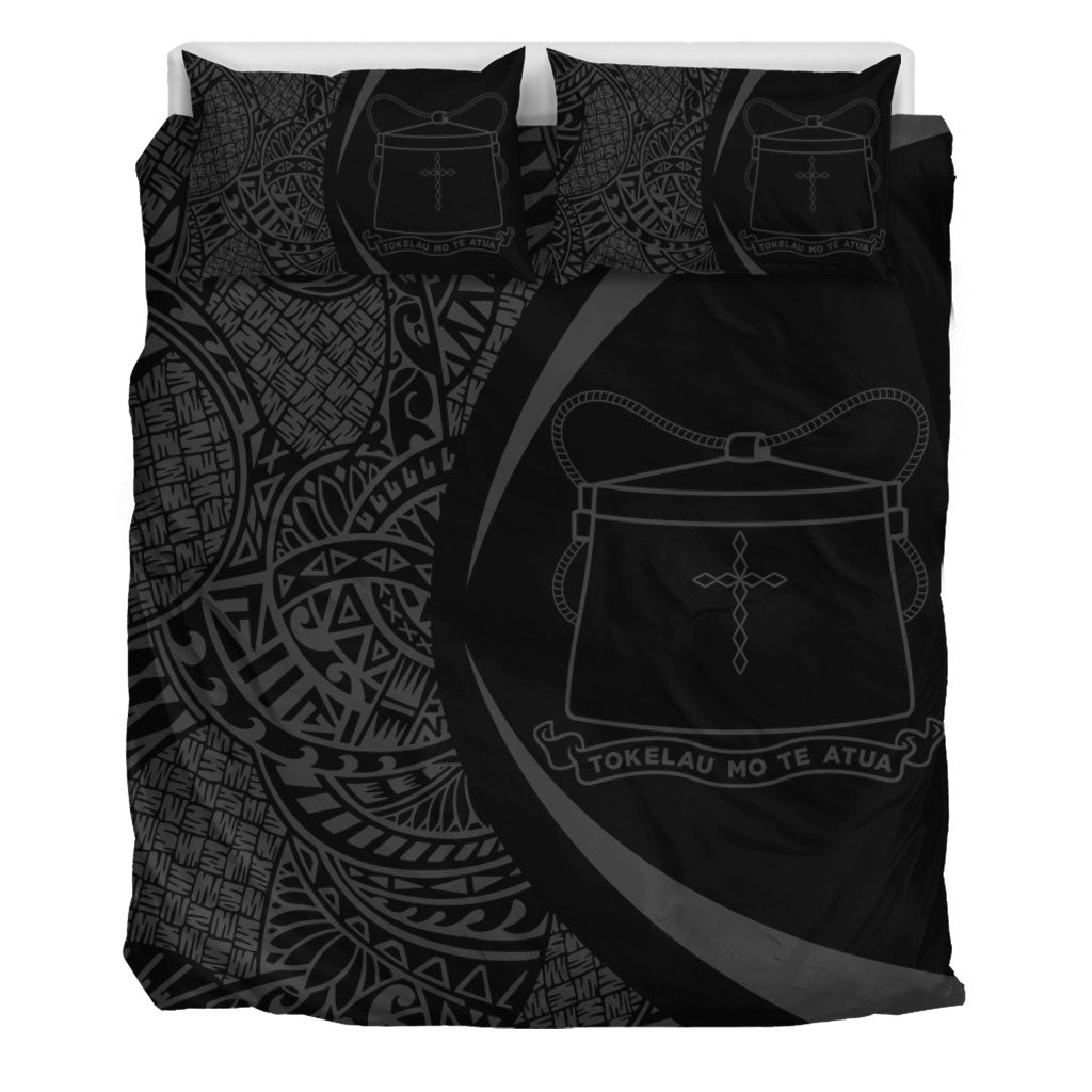 Tokelau Bedding Set Lauhala Gray Circle Style