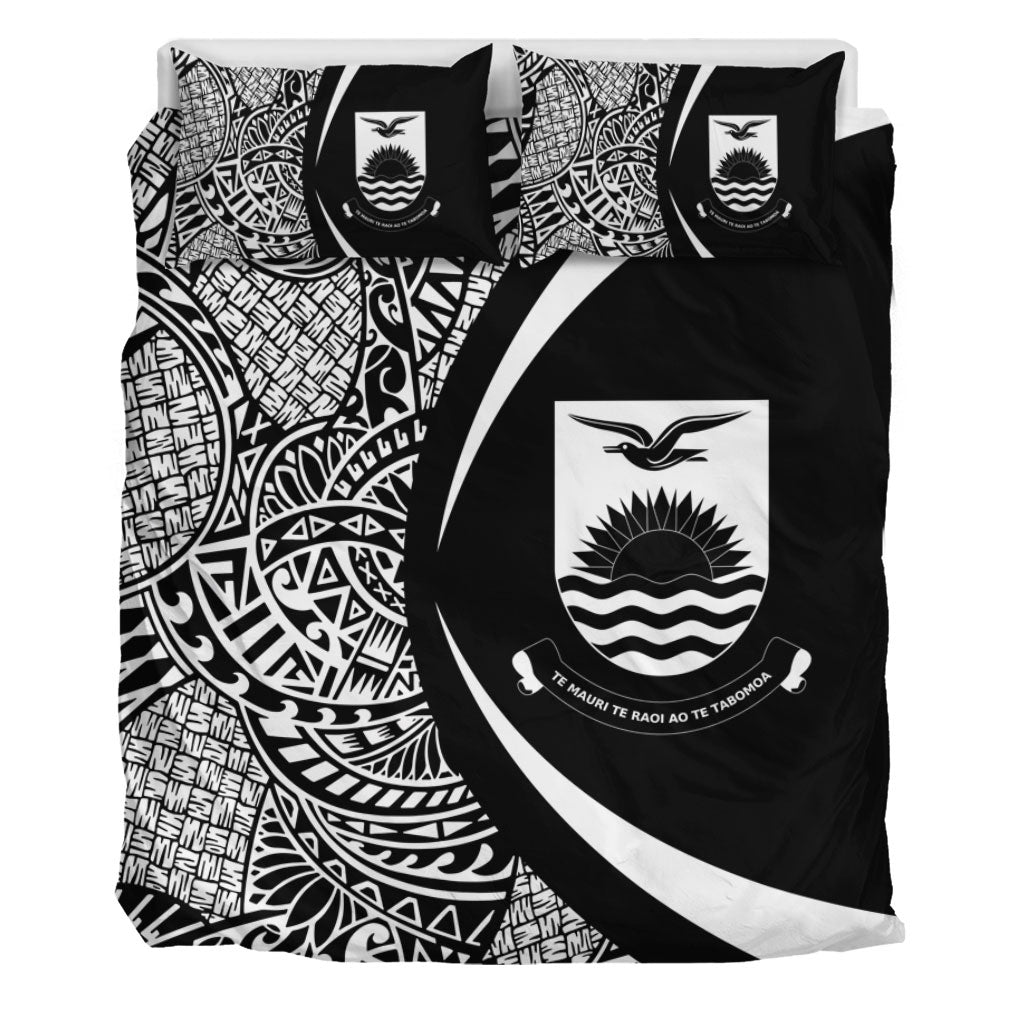 Kiribati Bedding Set Lauhala White Circle Style