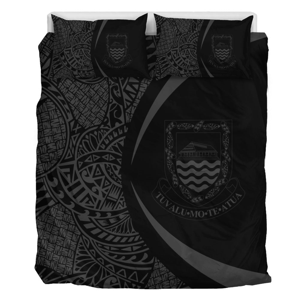 Tuvalu Bedding Set Lauhala Gray Circle Style