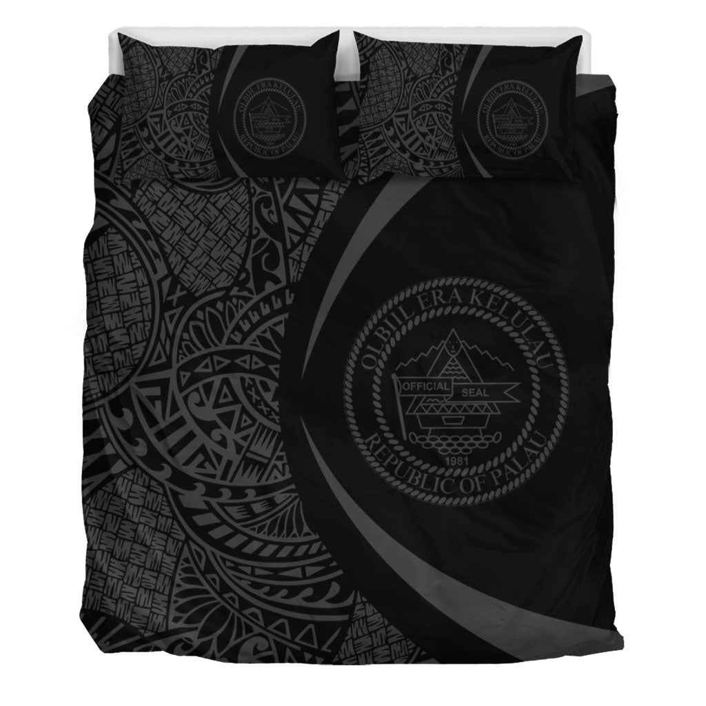 Palau Bedding Set Lauhala Gray Circle Style