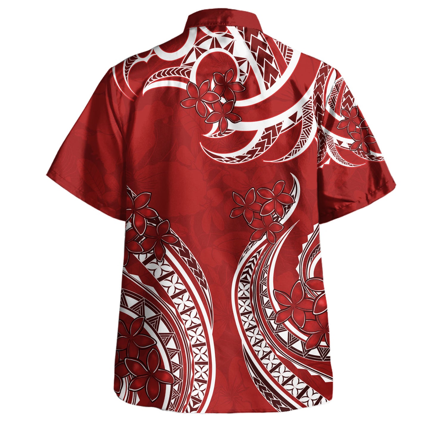 Hawaii Hawaiian Shirt Kanaka Maoli Tribal Plumeria Print