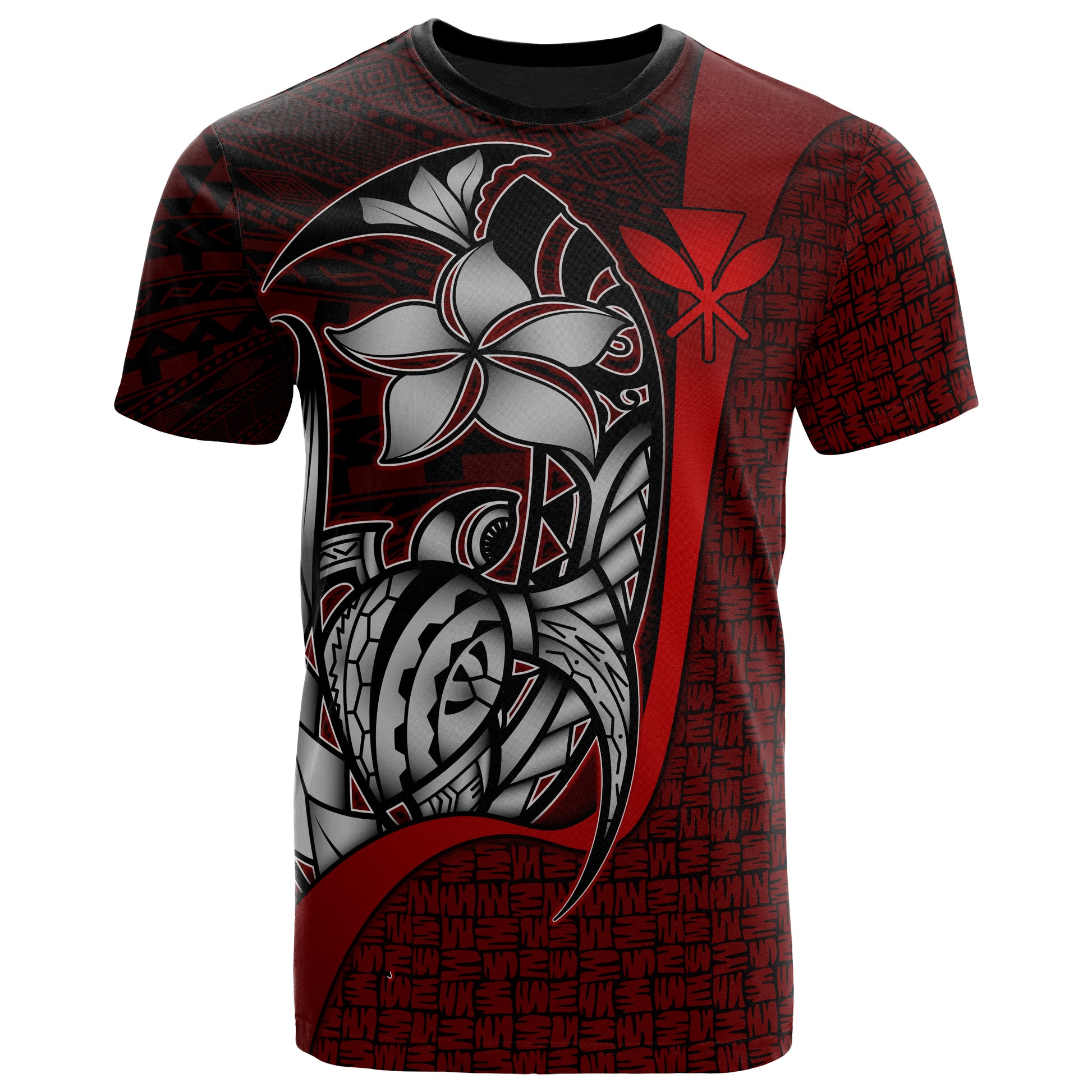 Hawaii Polynesian T-Shirt Turtle with Hook