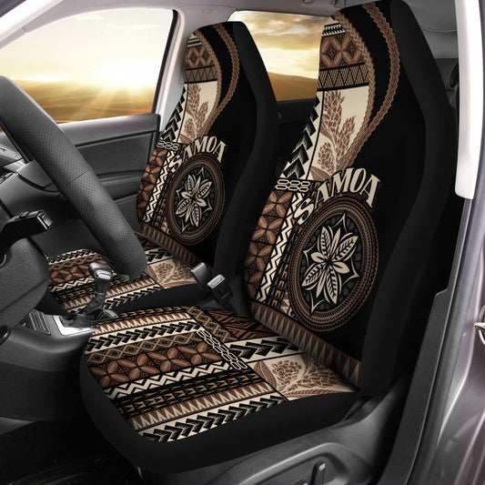 Samoa Car Seat Covers Samoan Siapo Motif Classic Style