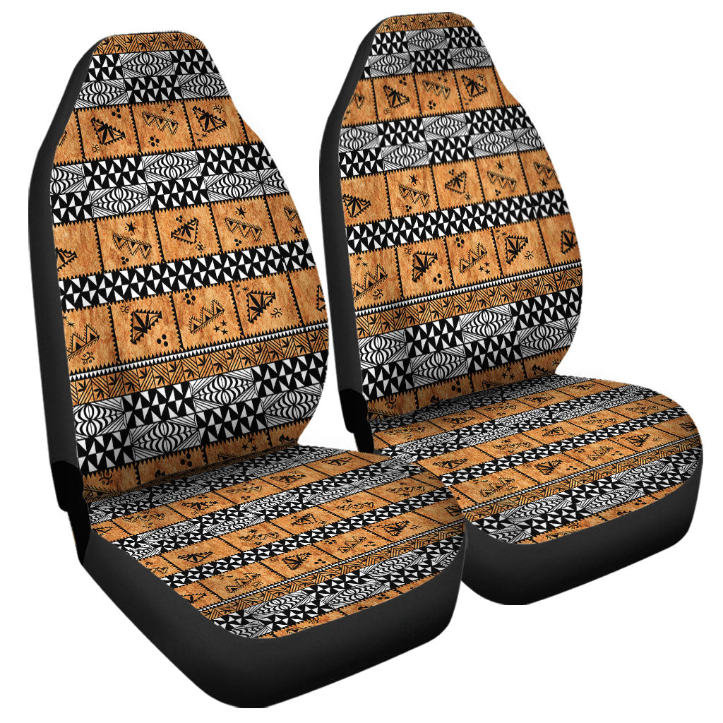 Tonga Car Seat Covers Tapa Pattern