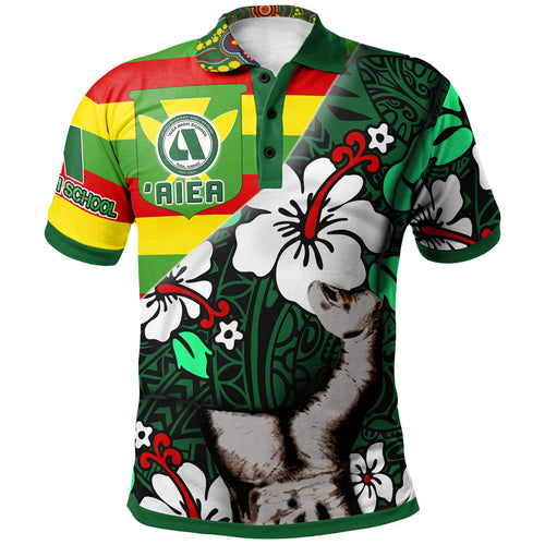 Hawaii Custom Polynesian Patronage Polo Shirt - 'Aiea High School Bloods In My Veins