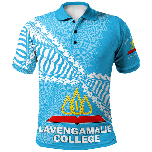 Tonga Custom Personalised Polo Shirt - Lavengamalie College Tongan Pattern