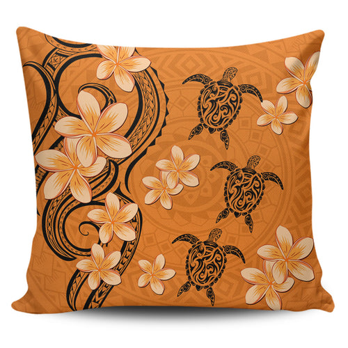 Hawaii Pillow Cases Tribal Tattoo Polynesia Plumeria Flower