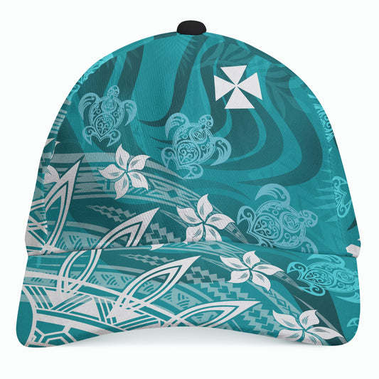 Wallis And Futuna Cap - Turtle Around Flower