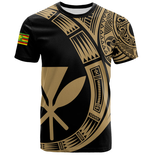 Hawaii T-Shirt Polynesia Tribal Spirits Of Kanaka Seal