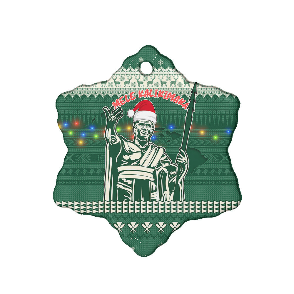 Hawaii Ceramic Ornament Christmas Hawaii King Christmas Hat