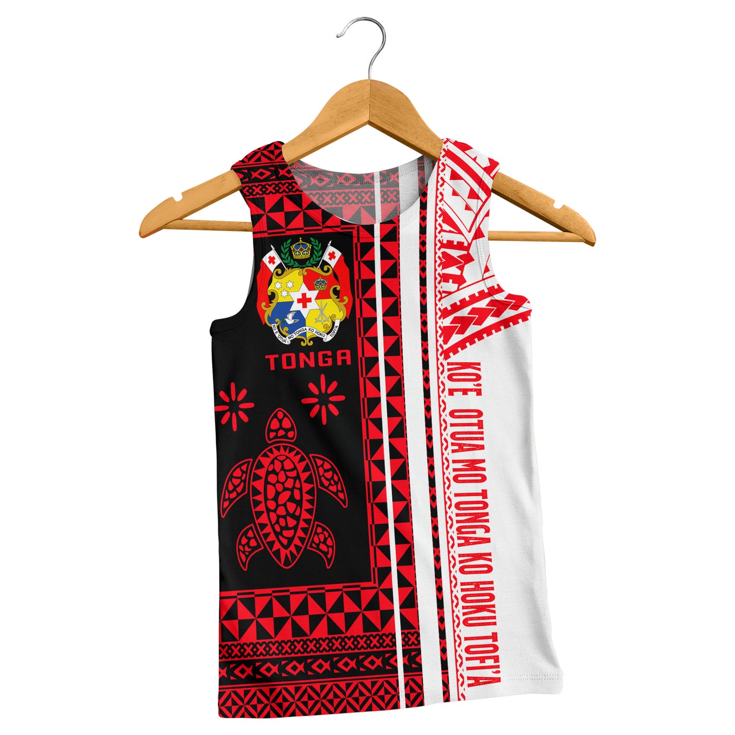 Tonga Men Tank Top - Custom Proud To be Tongan Polynesian Patterns With Tonga Kupesi