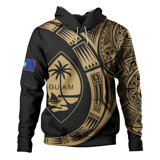 Guam Hoodie Polynesia Tribal Spirits Of Guam Seal