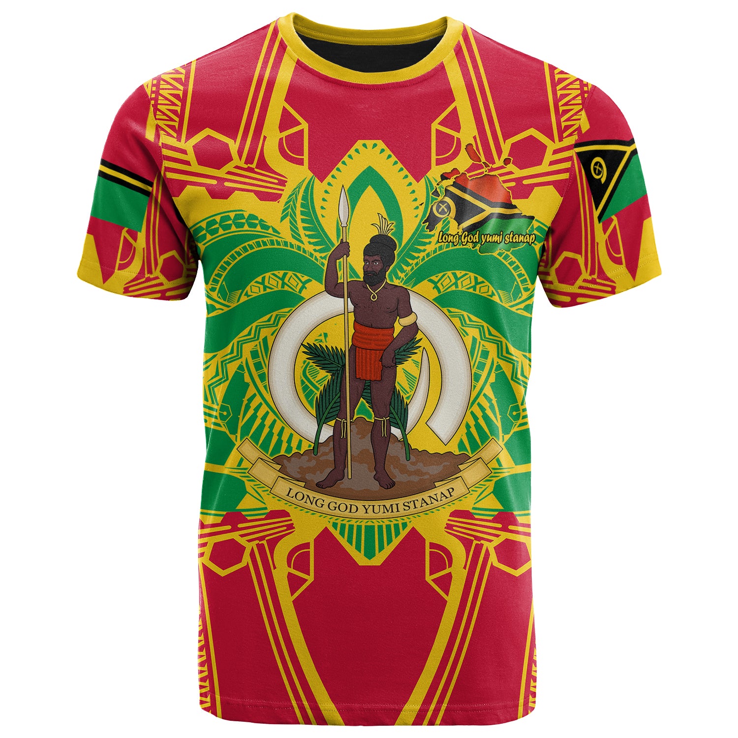 Vanuatu T-Shirt - Custom Vanuatu Pride With Polynesian Culture T-Shirt