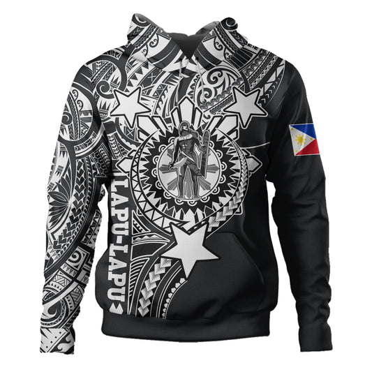 Philippines Custom Hoodie - Lapu-Lapu The King Of Cebu Tribal Black Style