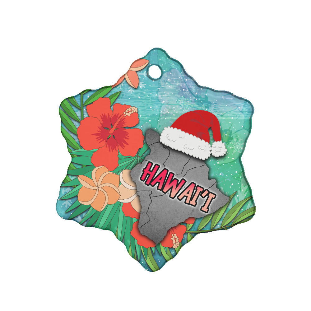 Hawaii Ceramic Ornament Christmas Hawai'i The Big Island
