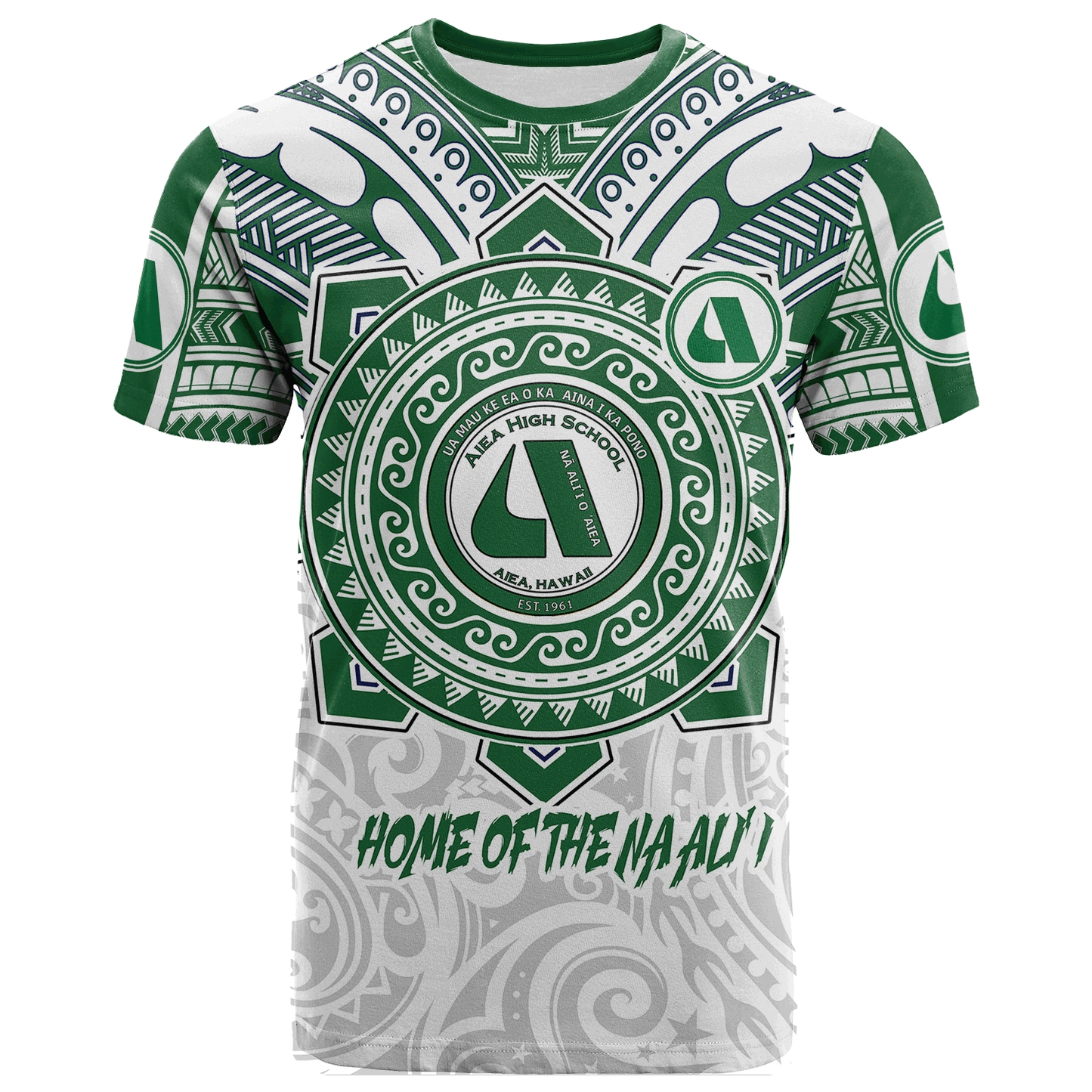 Hawaii T-Shirt Custom Aiea High School Home Of The Na Ali'i Tribal Style