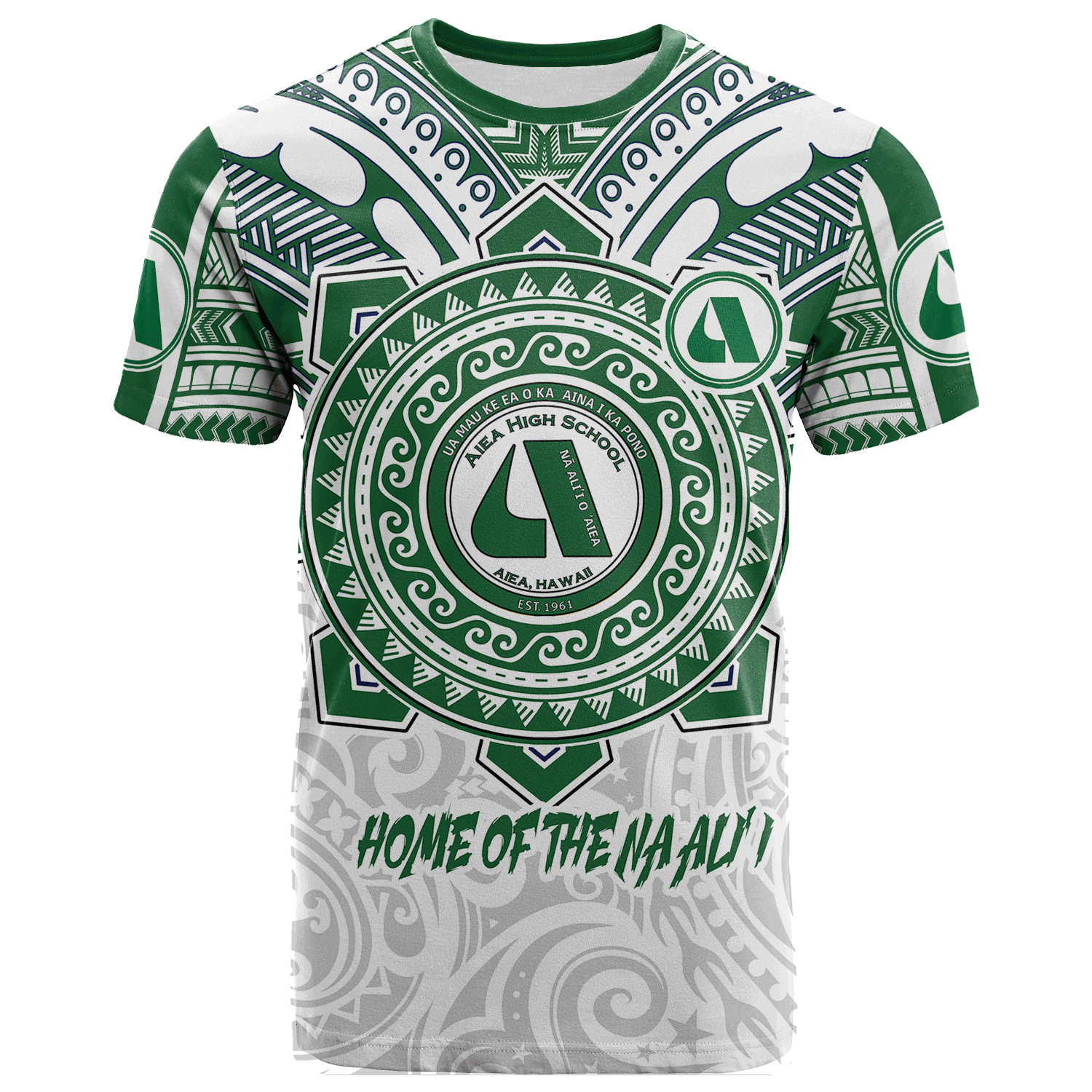 Hawaii T-Shirt Custom Aiea High School Home Of The Na Ali'i Tribal Style