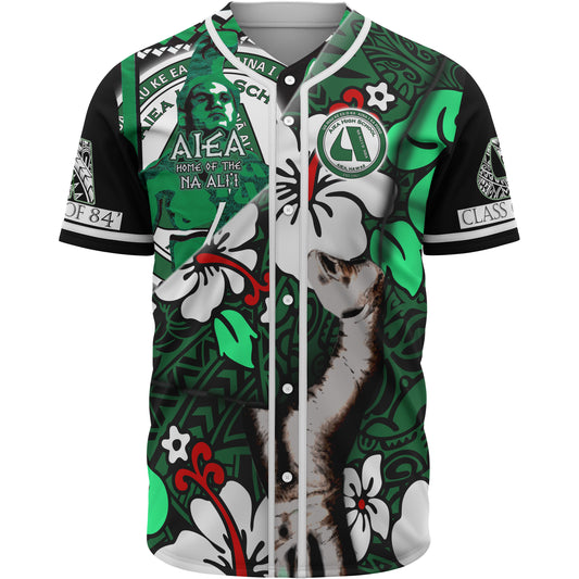 Aiea High School Patronage Baseball Shirt - Custom Home Of The NA' ALI'I
