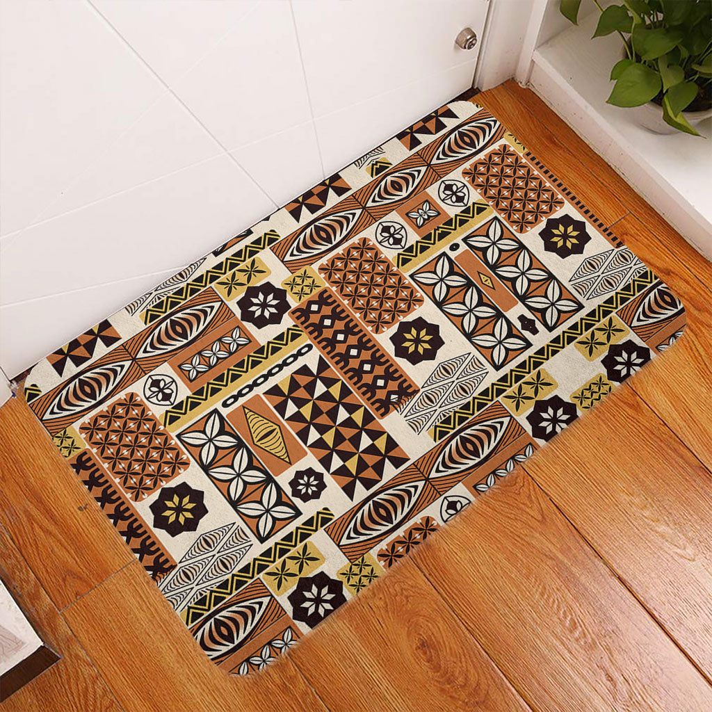Tonga Doormat Ngatu Tapa Pattern