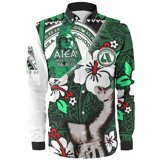 Aiea High School Patronage Long Sleeve Shirt - Custom Home Of The NA' ALI'I