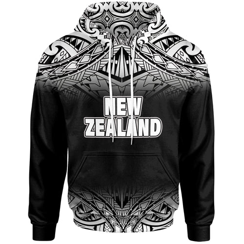 New Zealand Hoodie Fog Black Style