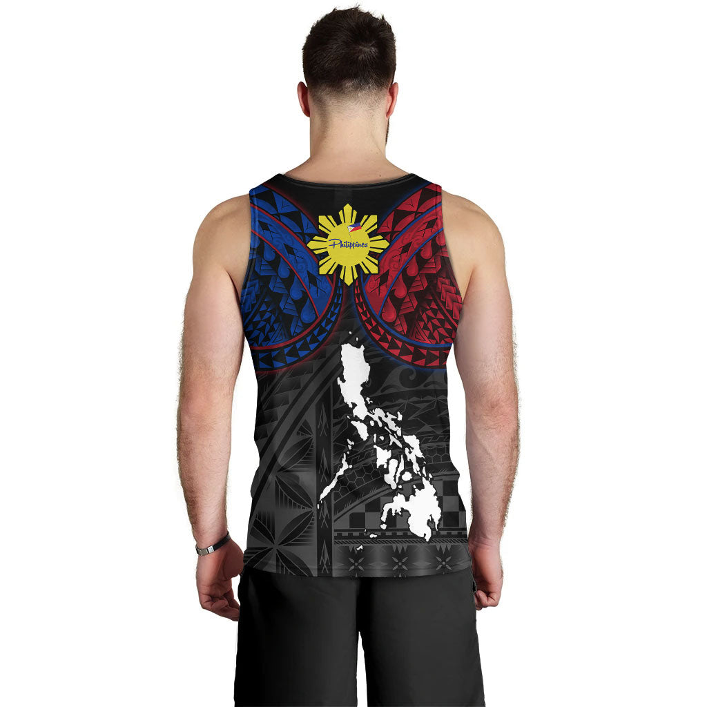 Philippines Tank Top - Philippines Half Sleeve Tattoo Patterns Style