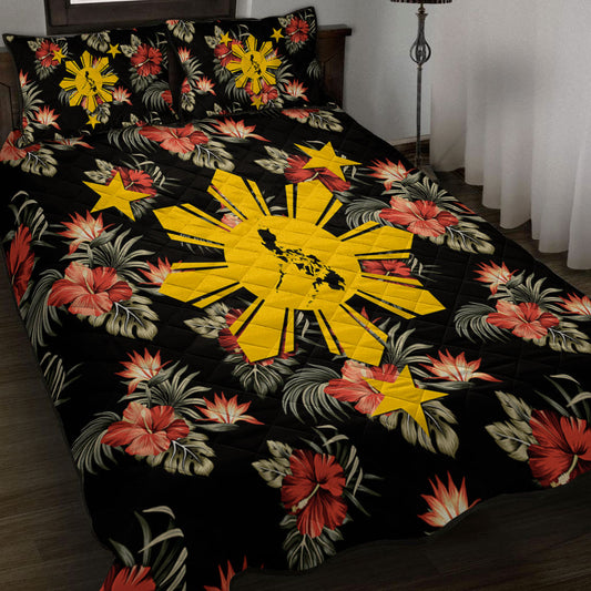 Philippines Filipinos Quilt Bed Set Tropical Summer Beach