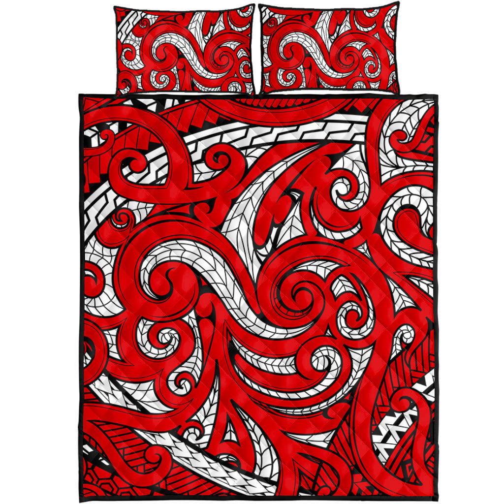 New Zealand Quilt Bed Set Maori Pattern