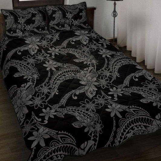 Hawaii Quilt Bed Set Polynesian Print Fabric And Flower