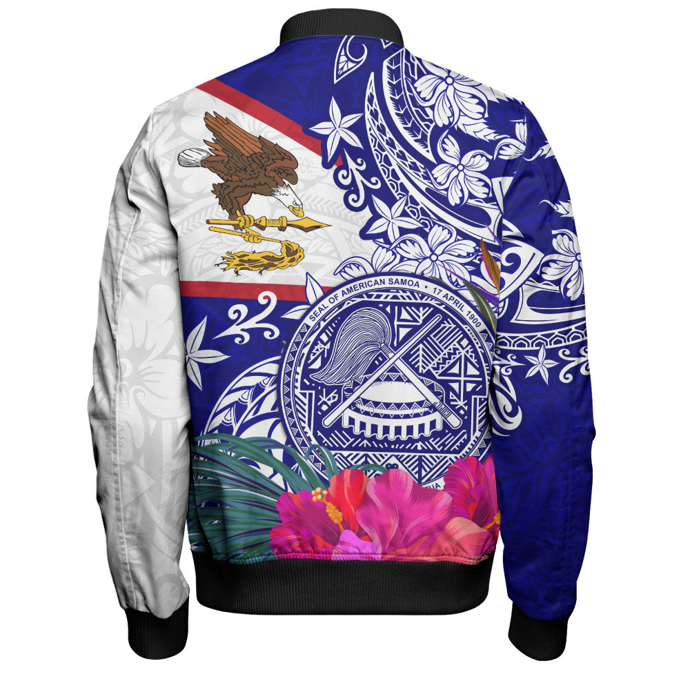 American Samoa Bomber Jacket Flag Tribal Tropical Style
