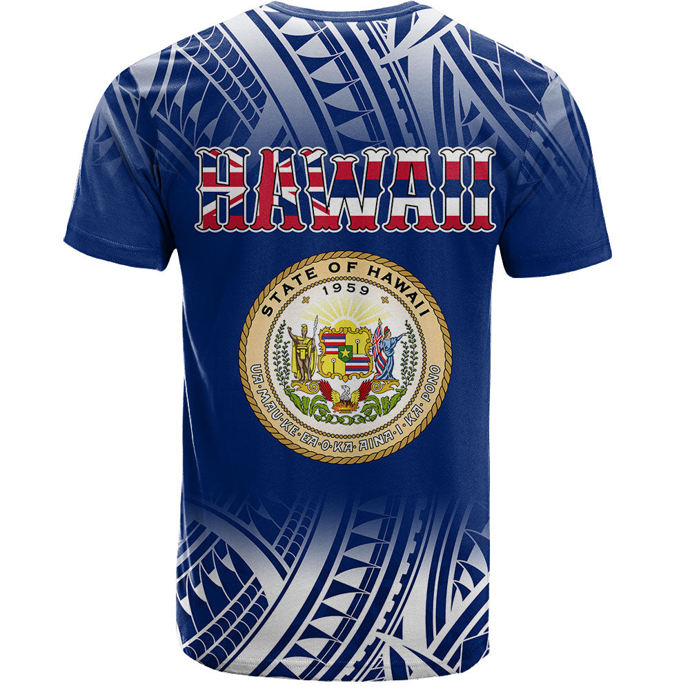 Hawaii T-Shirt Polynesian Tribal Aloha Hawaii Flag