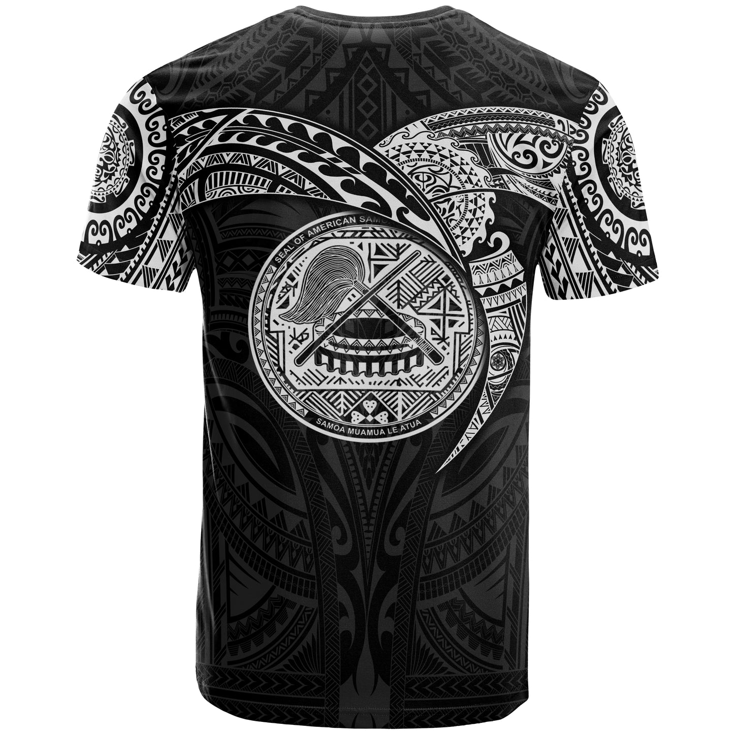 American Samoa Polynesian T-Shirt - Full Color Heart Shield