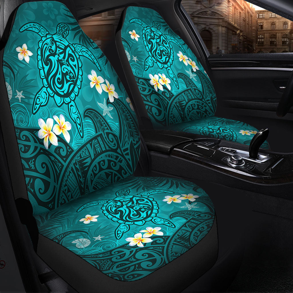 Hawaii Car Seat Covers Hawaiian Sea Turtle & Floral Dreams