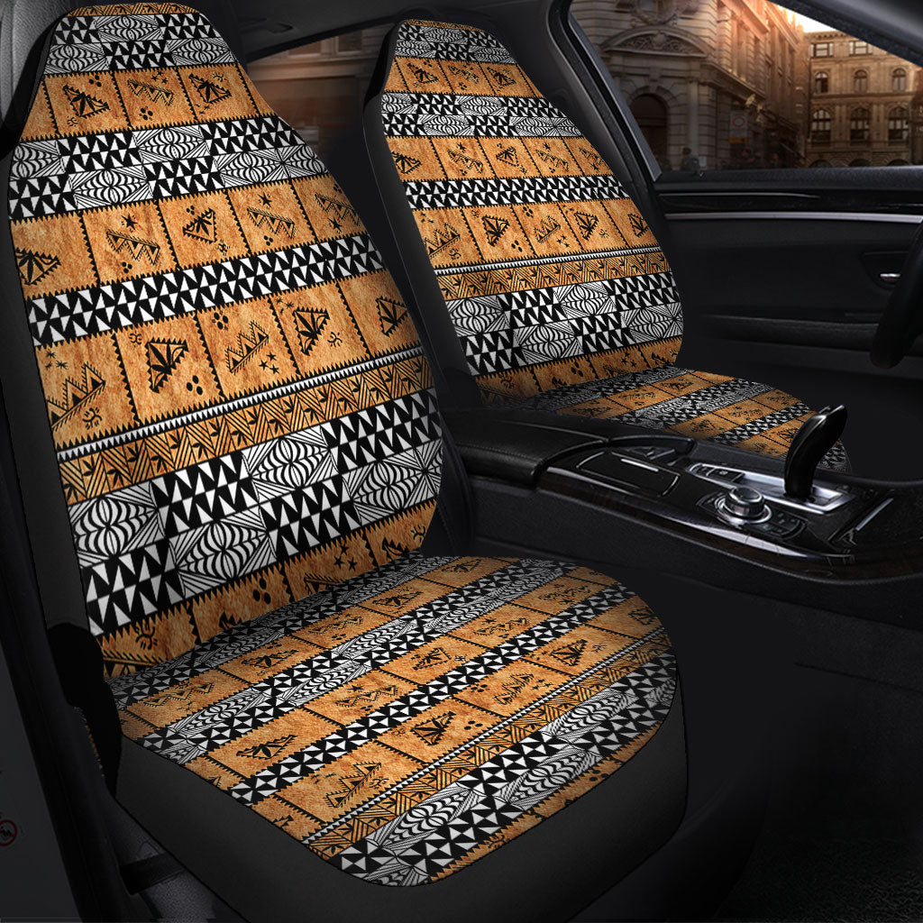 Tonga Car Seat Covers Tapa Pattern