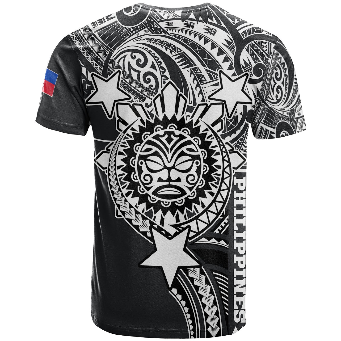 Philippines Custom T-Shirt - Lapu-Lapu The King Of Cebu Tribal Black Style