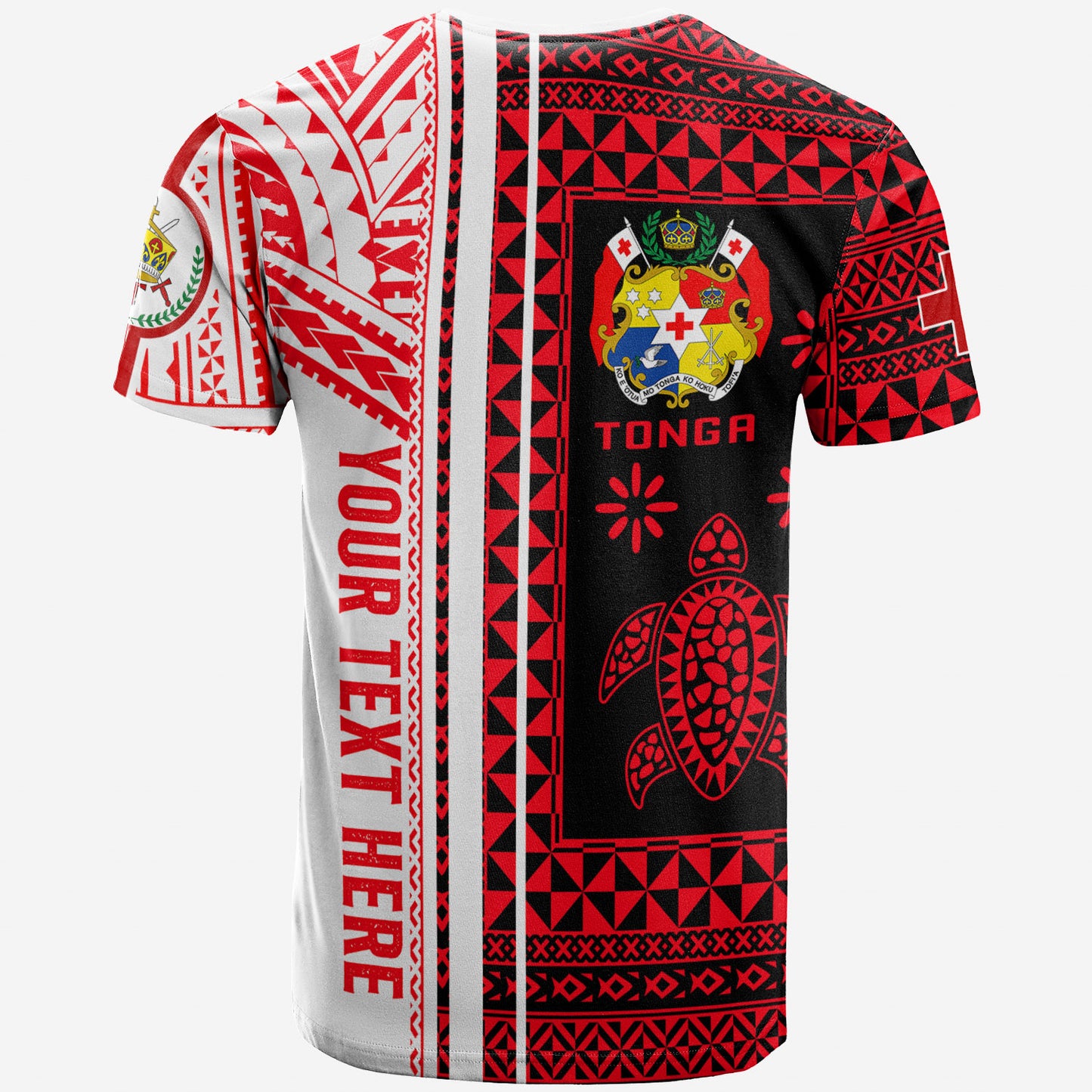 Tonga T-Shirt - Custom Proud To be Tongan Polynesian Patterns With Tonga Kupesi T-Shirt