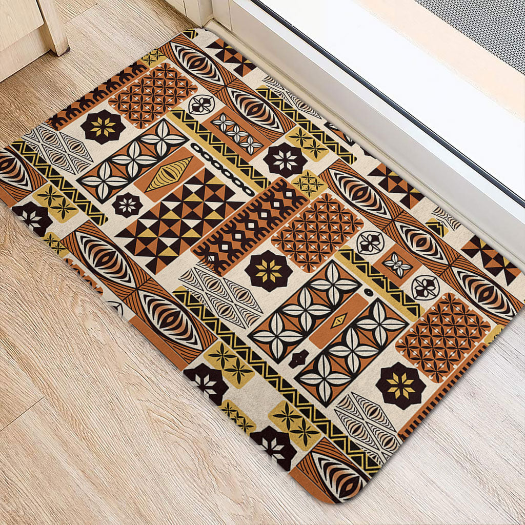 Tonga Doormat Ngatu Tapa Pattern