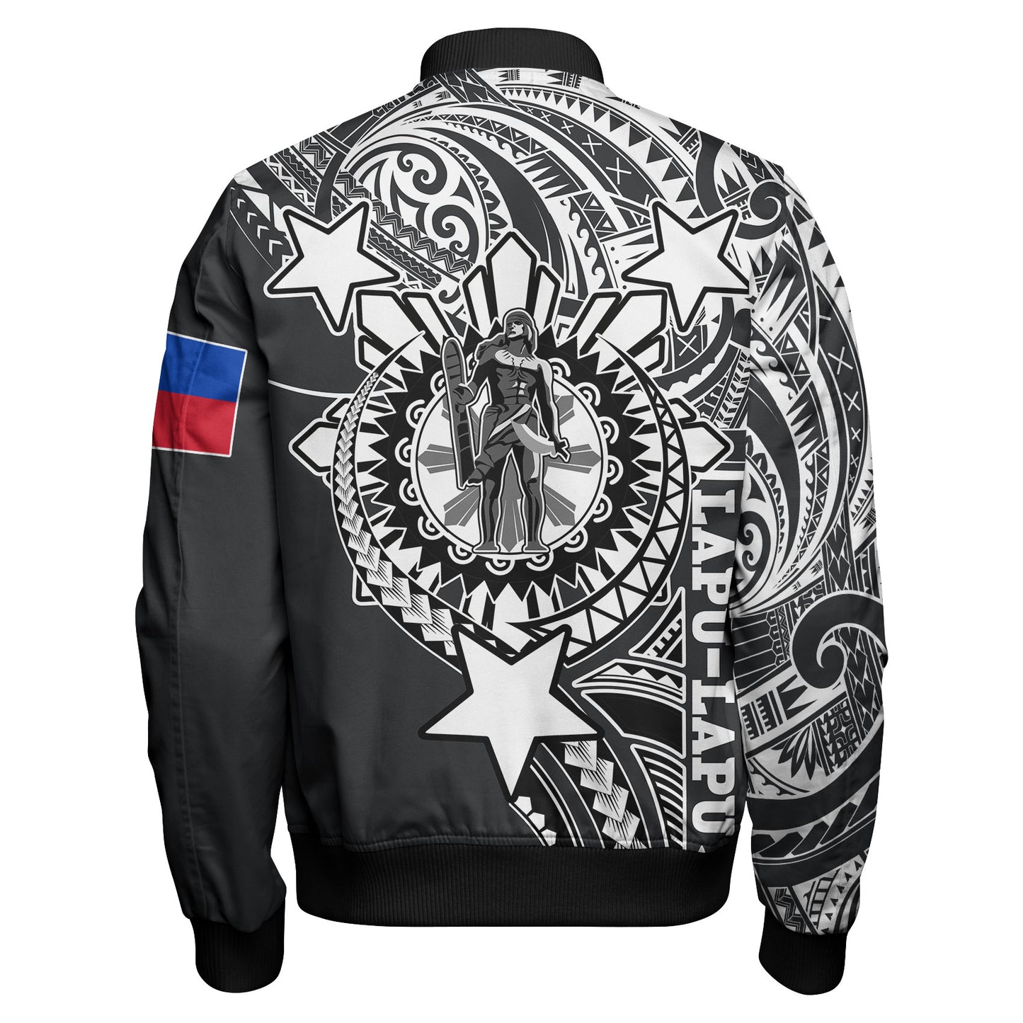 Philippines Custom Bomber Jacket - Lapu-Lapu The King Of Cebu Tribal Black Style